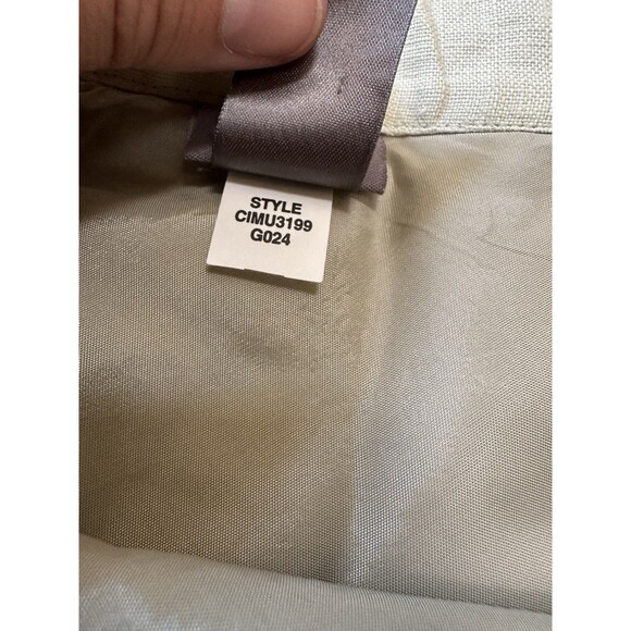 Sigrid Olsen 100% Linen Beige Embroidered Skirt‎ Women’s 12 Lined Boho Fairy EUC - Picture 4 of 10